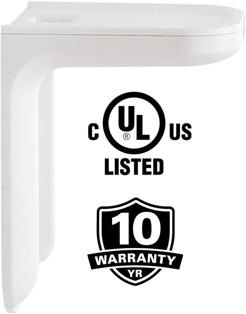 Outlet Shelf Speaker Mount - Heavy Duty Shelf Holds Devices up to 10 Lbs - DIY Install Works with Both Standard & Decora Outlets - Perfect for Sonos & Other Smart Speakers