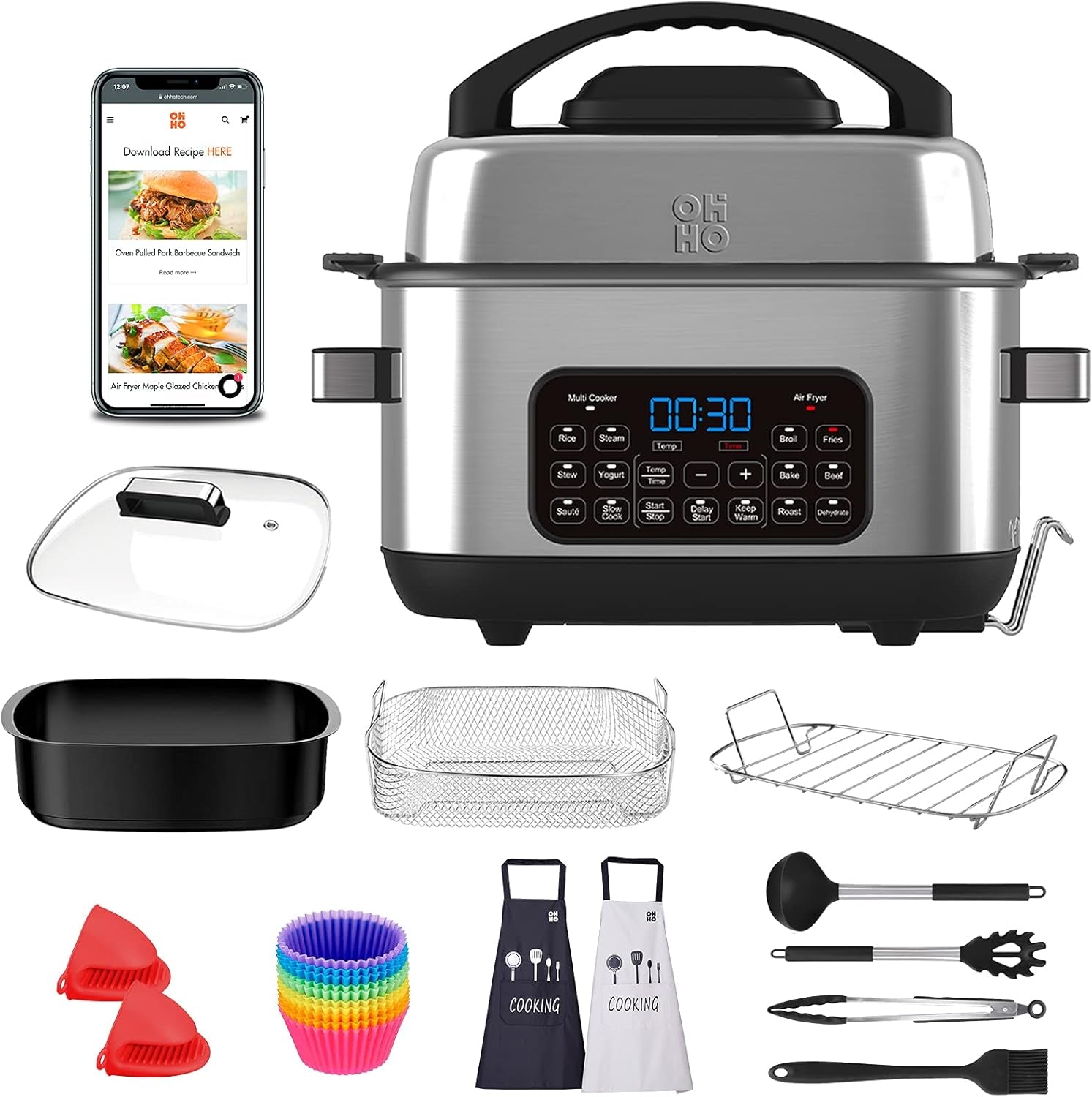 Air Fryer and Multicooker (Af-Multicooker)