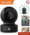 HD Indoor Security Camera, 2-Way Audio, Night Vision, Works W/ Smart Devices