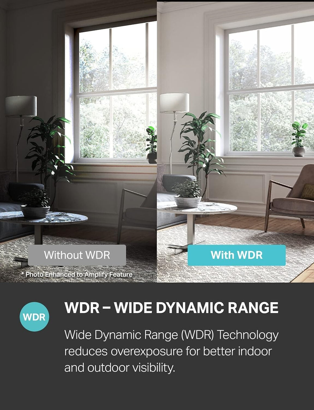 HD Indoor Security Camera, 2-Way Audio, Night Vision, Works W/ Smart Devices